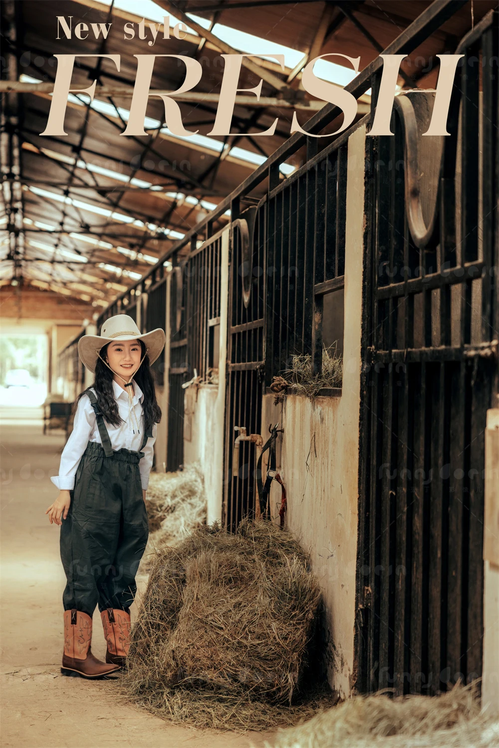 芳妮豆丁儿童摄影 西部牛仔