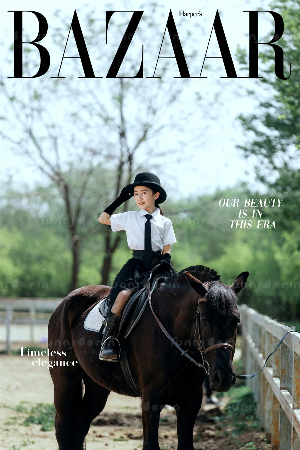 芳妮豆丁儿童摄影 完美骑士