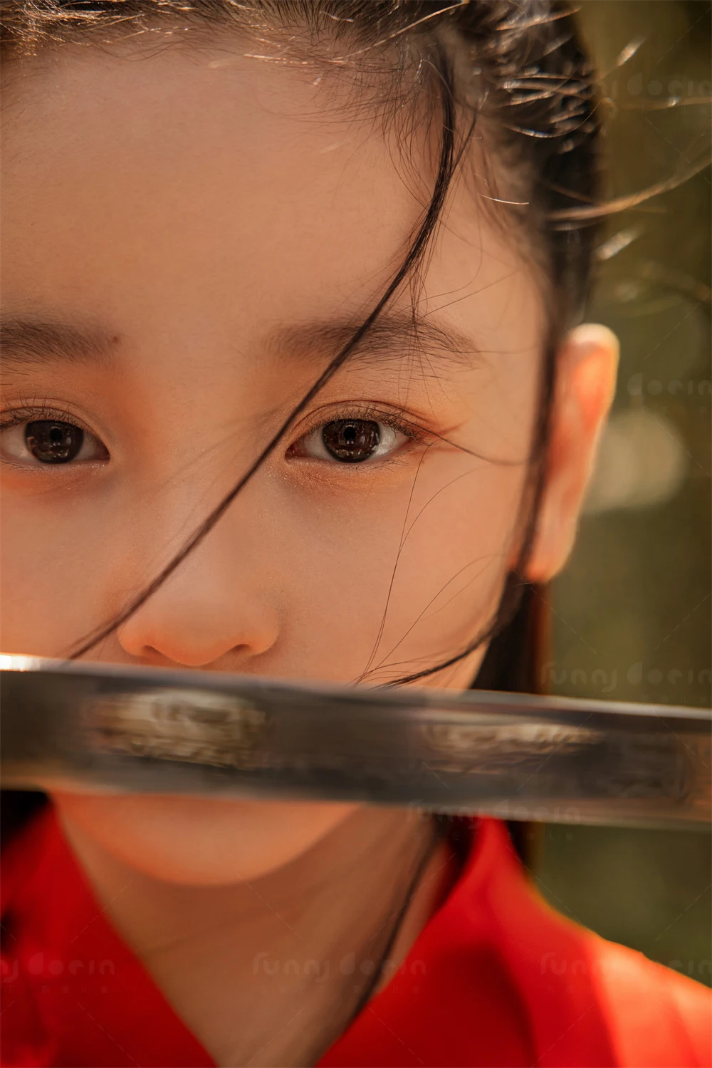 芳妮豆丁儿童摄影 红衣锦绣