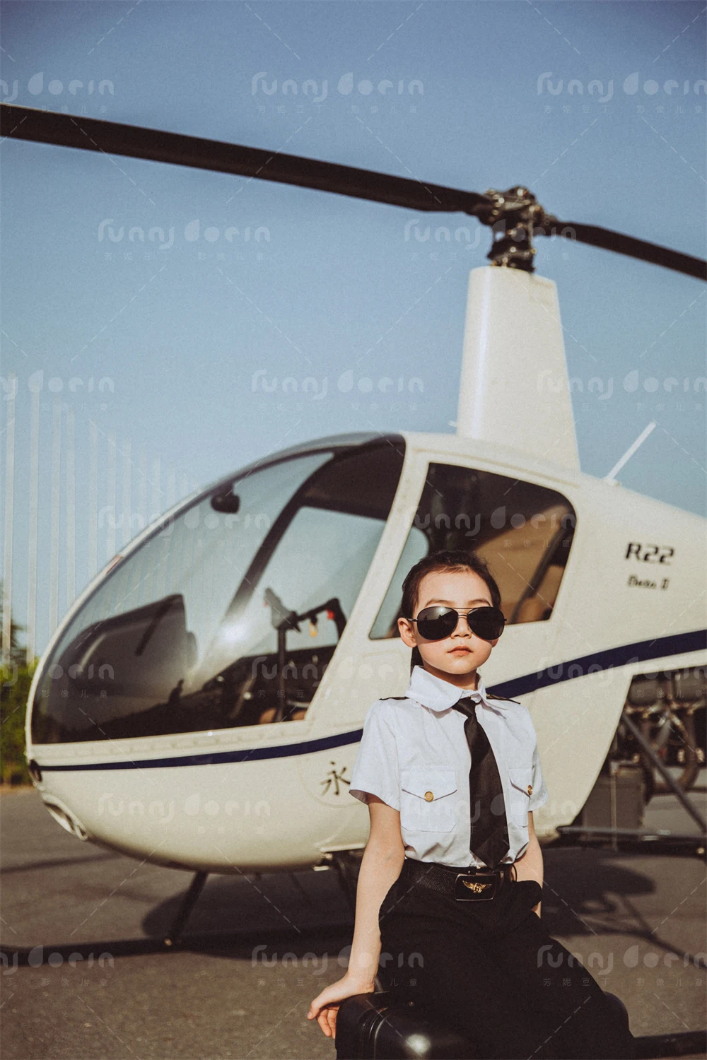 芳妮豆丁儿童摄影 机场