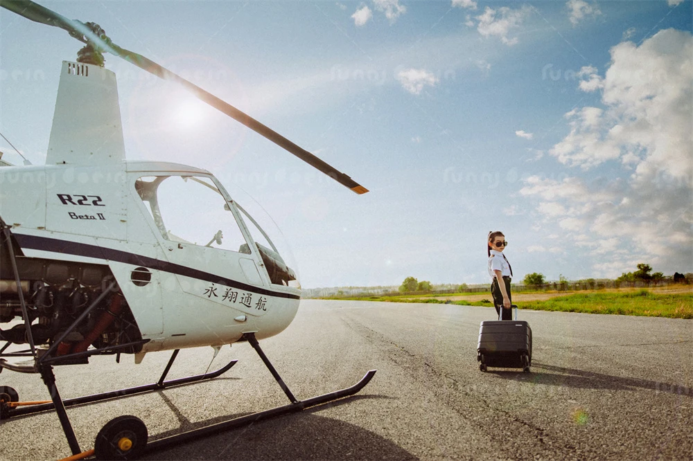 芳妮豆丁儿童摄影 机场