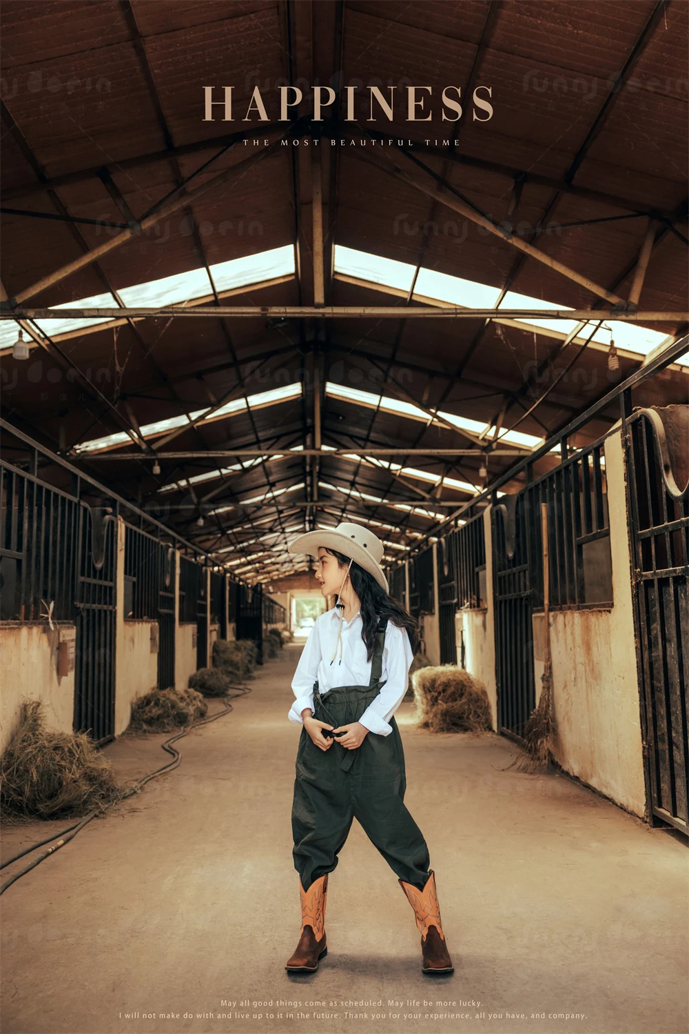 芳妮豆丁儿童摄影 西部牛仔