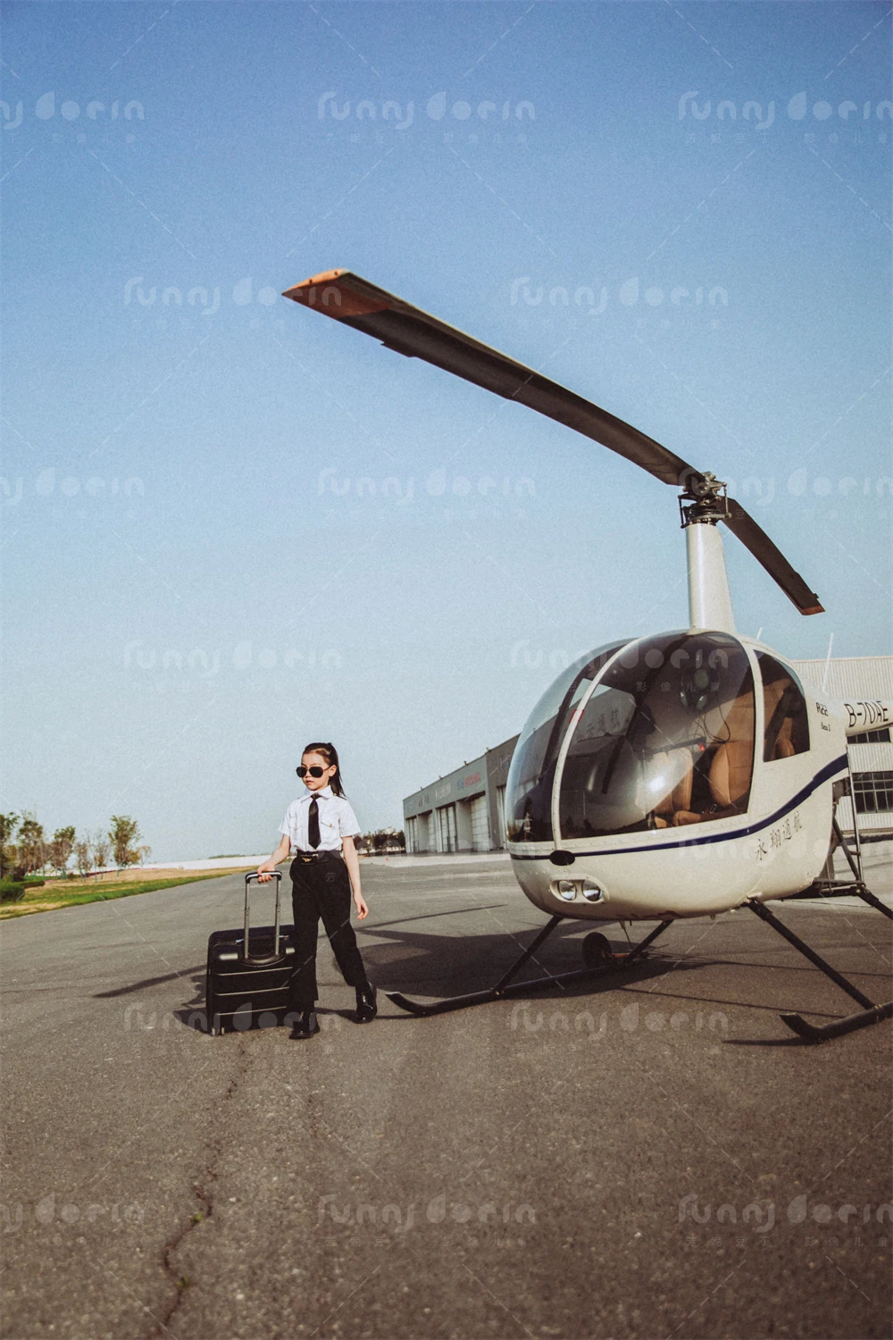 芳妮豆丁儿童摄影 机场