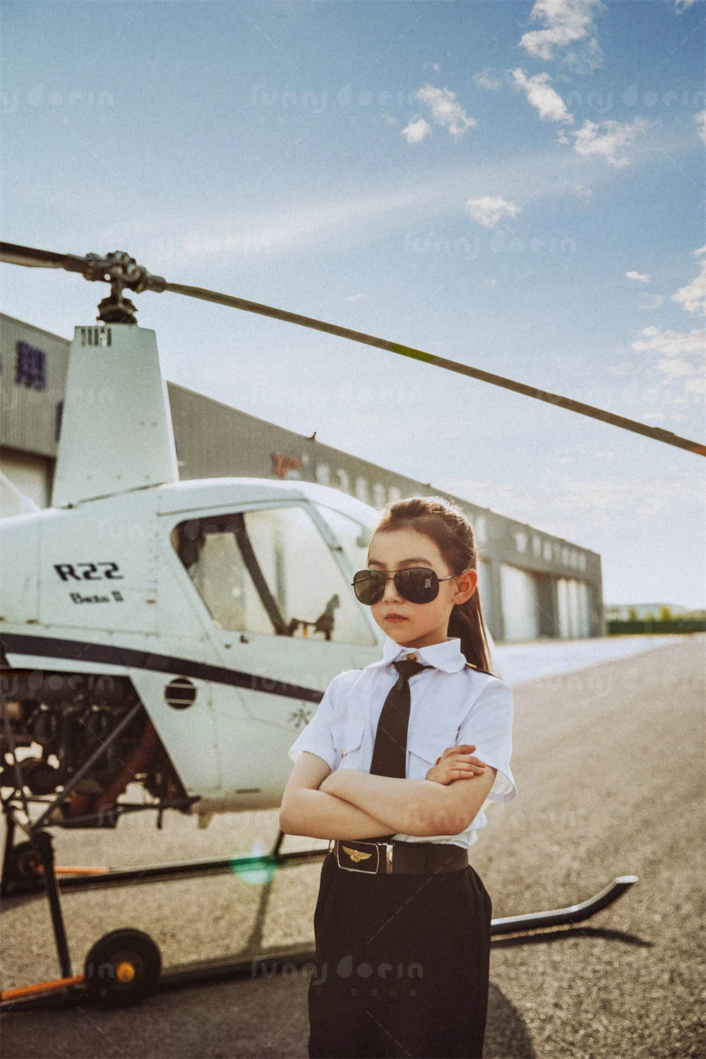 芳妮豆丁儿童摄影 机场