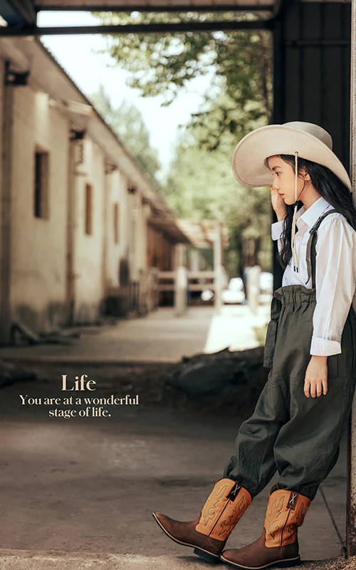 芳妮豆丁儿童摄影 西部牛仔