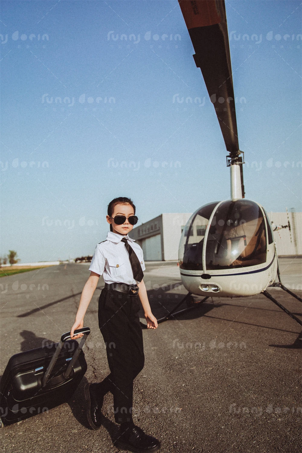 芳妮豆丁儿童摄影 机场