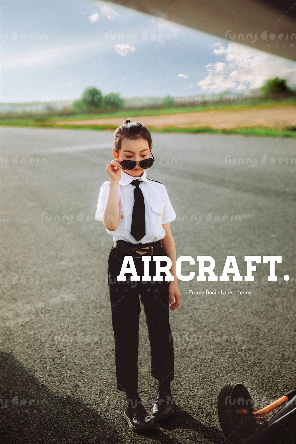 芳妮豆丁儿童摄影 机场