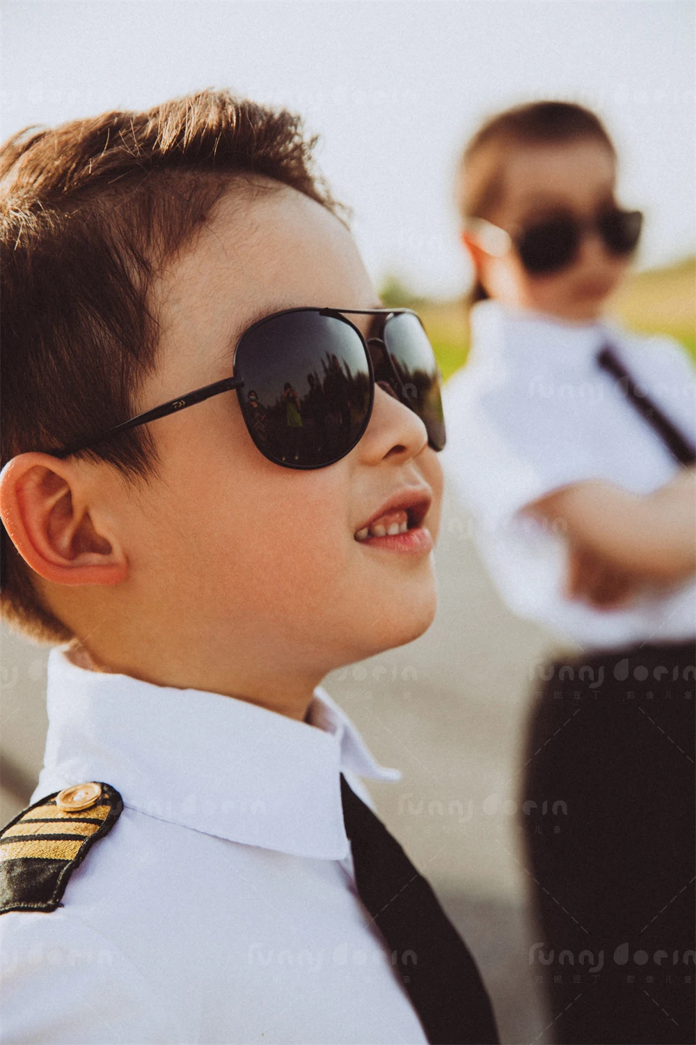 芳妮豆丁儿童摄影 机场