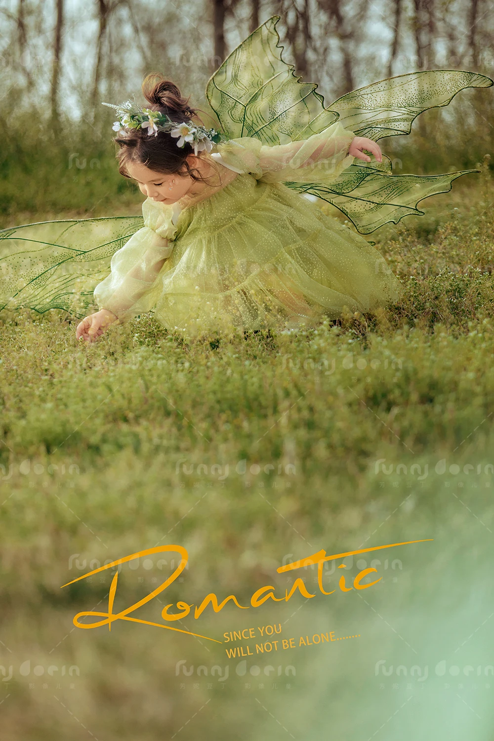 芳妮豆丁儿童摄影 原野精灵