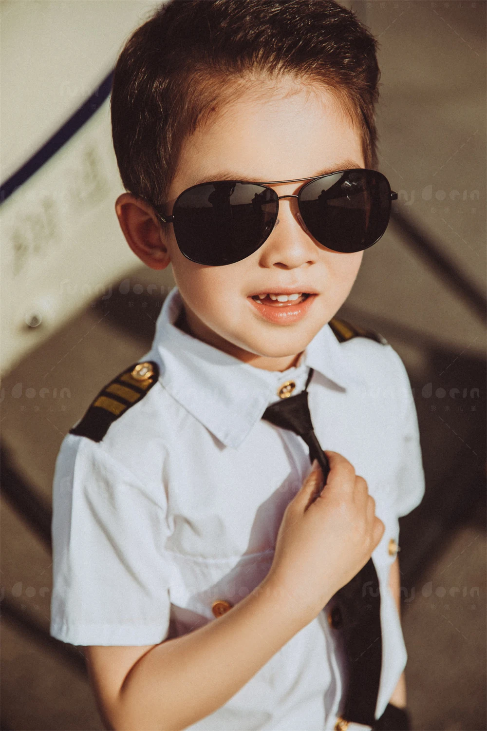 芳妮豆丁儿童摄影 机场