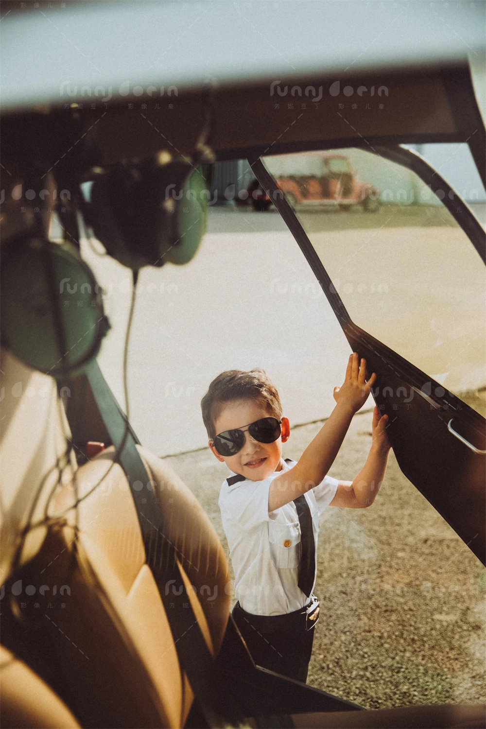 芳妮豆丁儿童摄影 机场