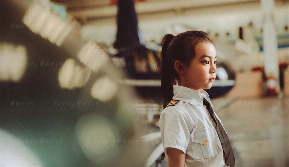 芳妮豆丁儿童摄影 机场