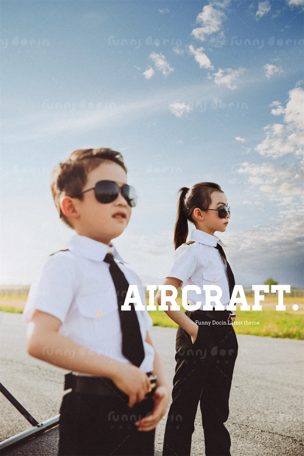 芳妮豆丁儿童摄影 机场