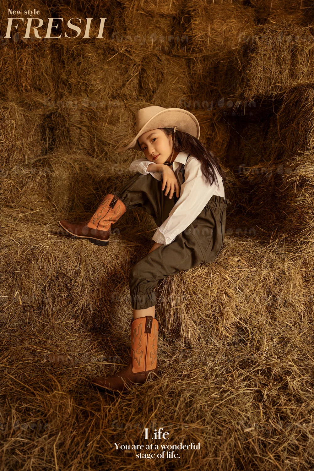 芳妮豆丁儿童摄影 西部牛仔