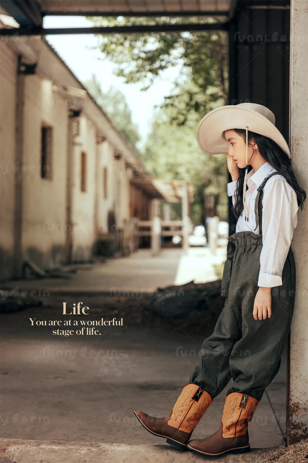 芳妮豆丁儿童摄影 西部牛仔