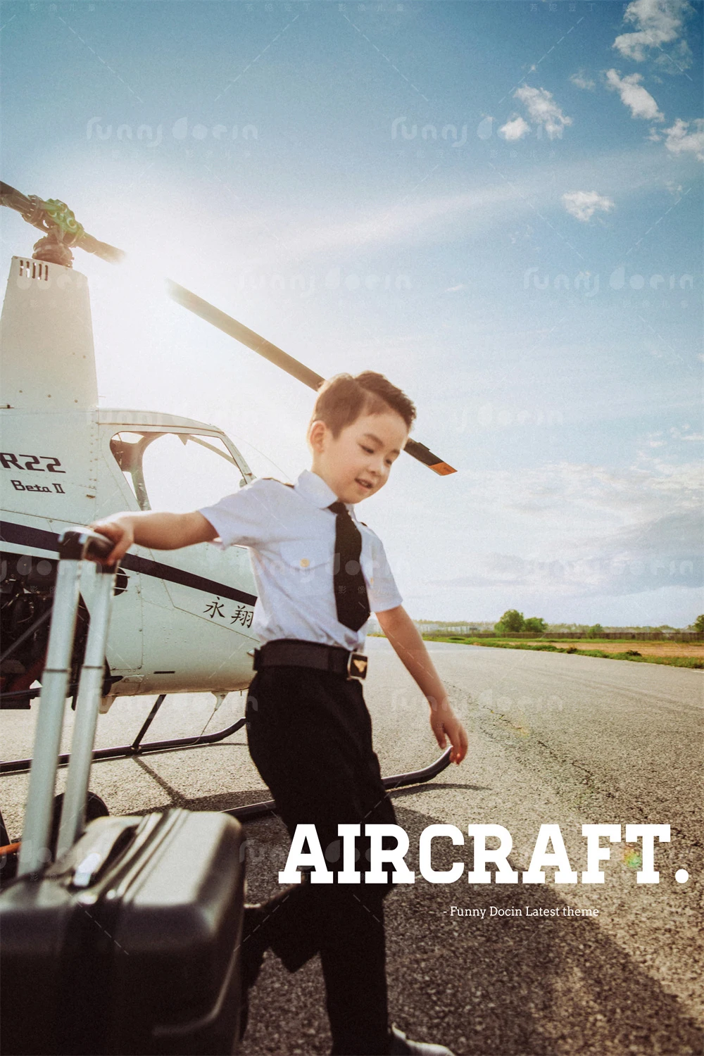 芳妮豆丁儿童摄影 机场