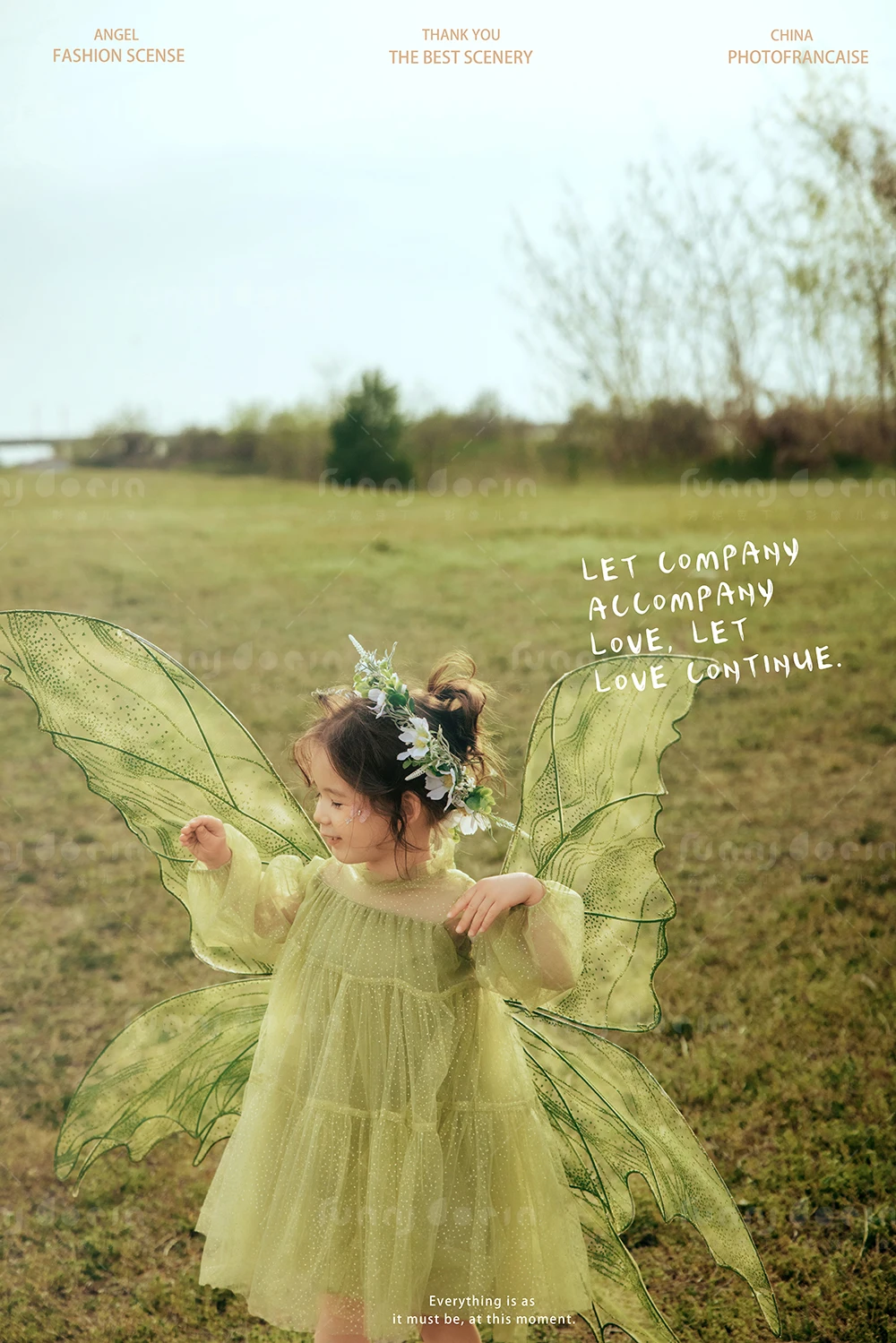 芳妮豆丁儿童摄影 原野精灵