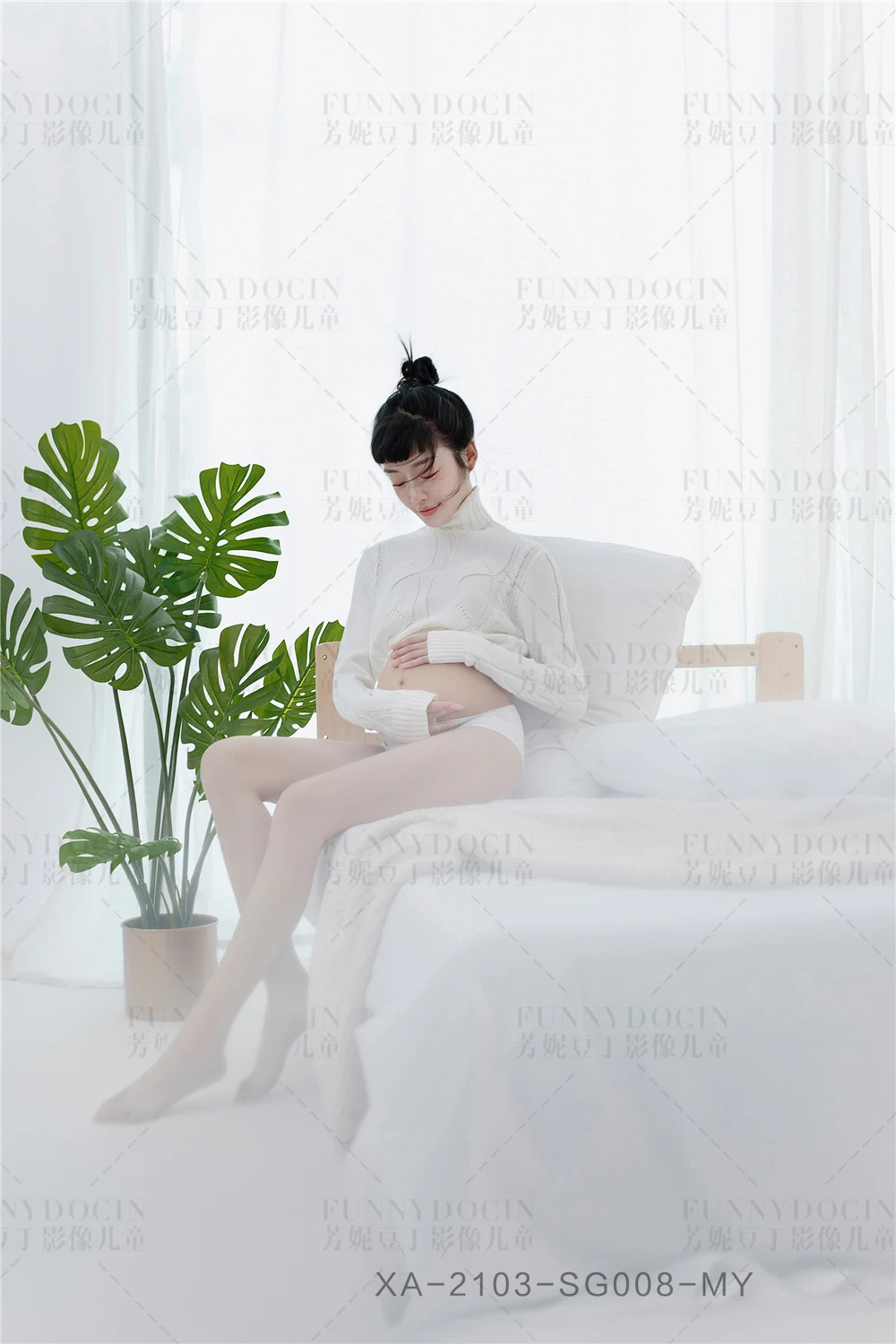 芳妮豆丁儿童摄影 纯白礼赞