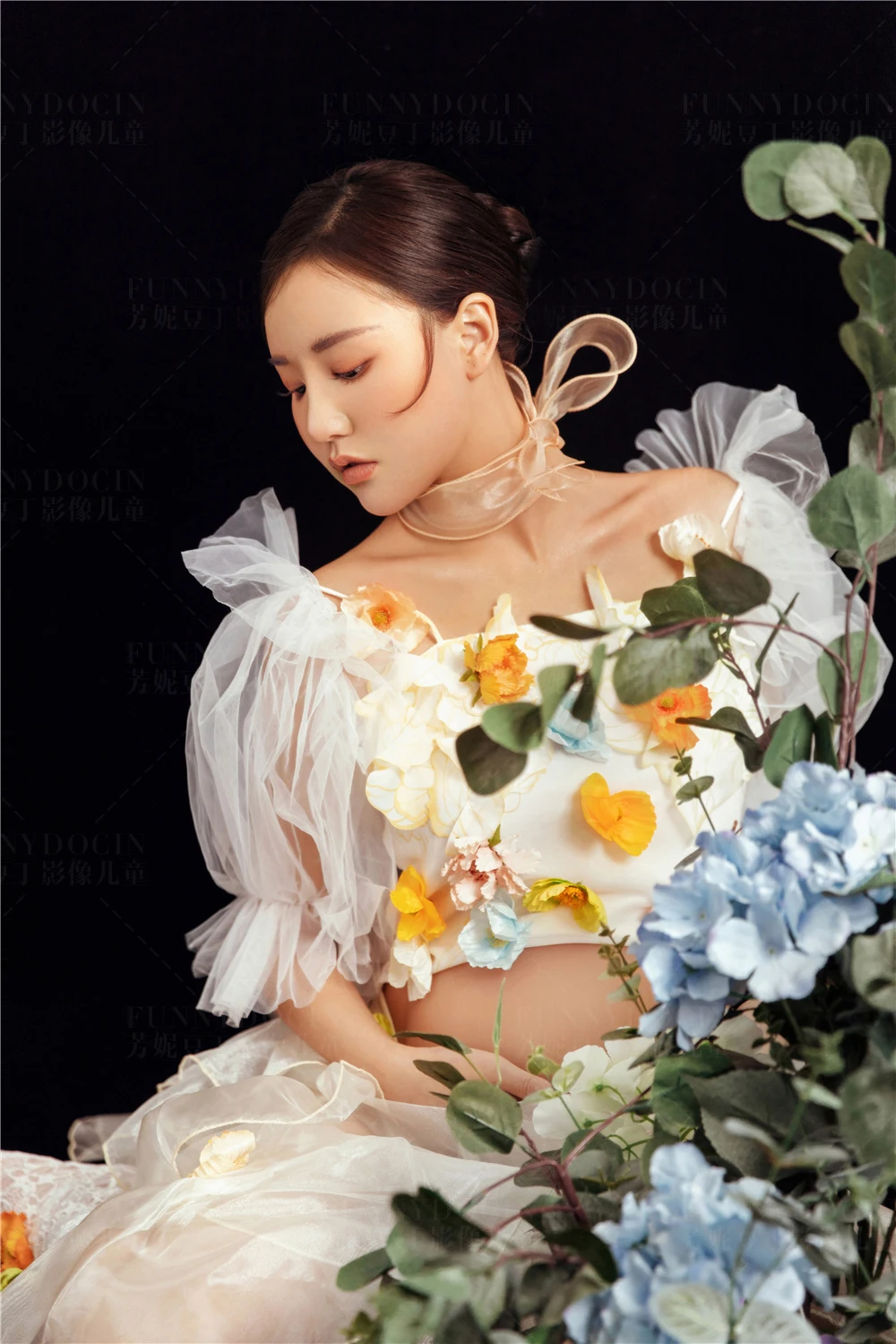 芳妮豆丁儿童摄影 花间惊鸿