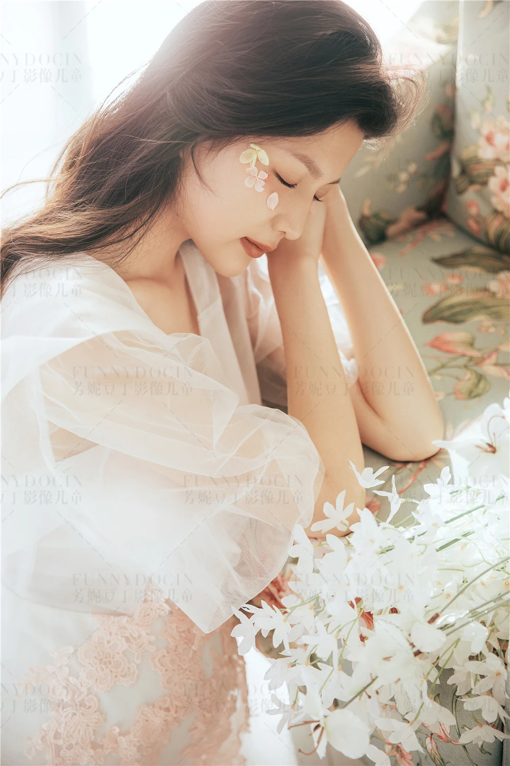 芳妮豆丁儿童摄影 花间惊鸿