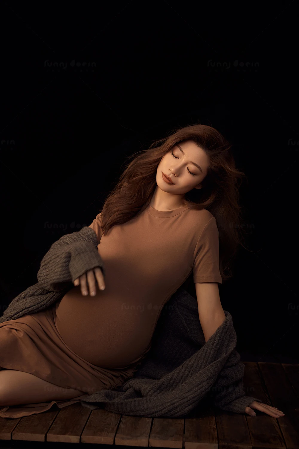 芳妮豆丁儿童摄影 咖啡暖冬