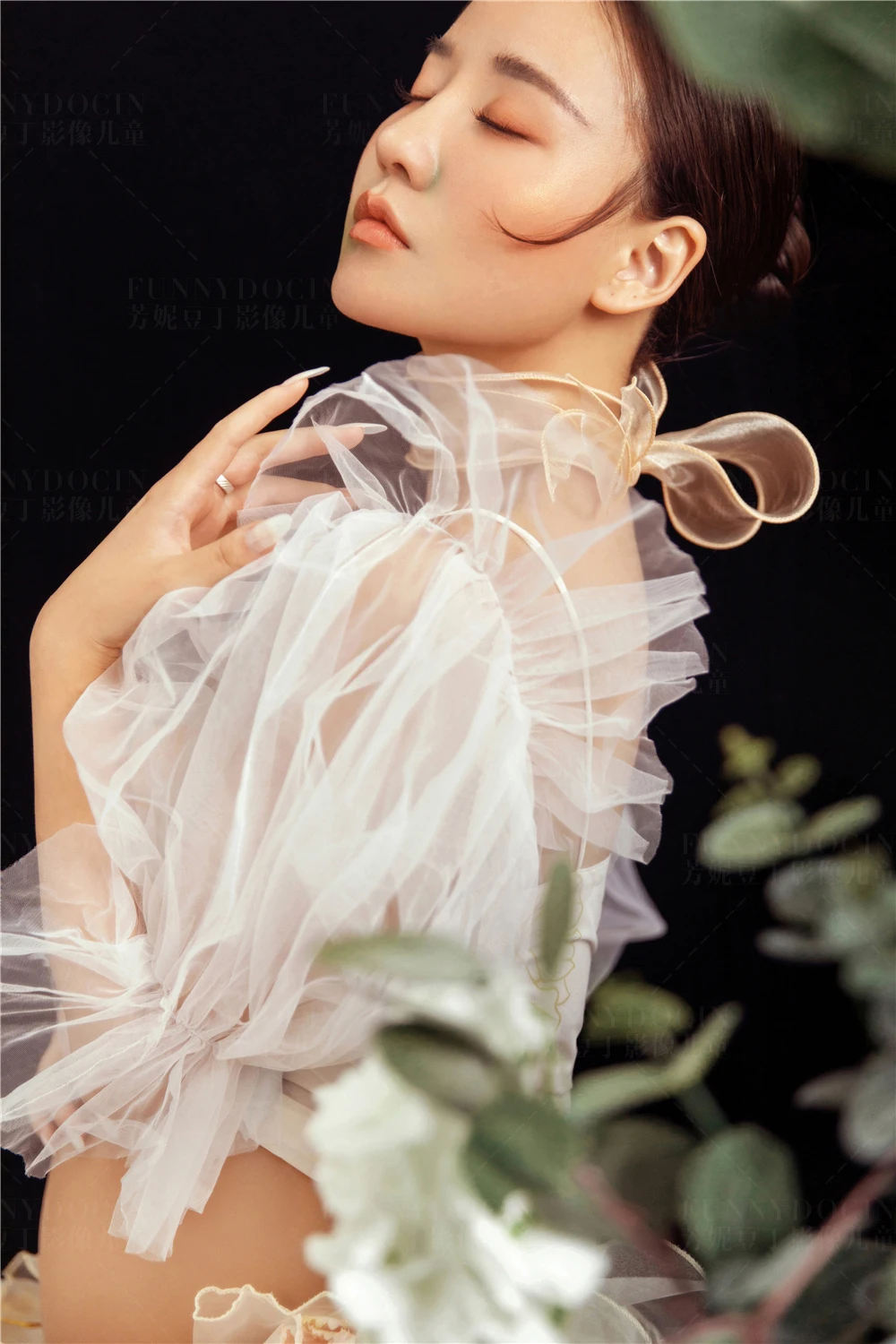 芳妮豆丁儿童摄影 花间惊鸿