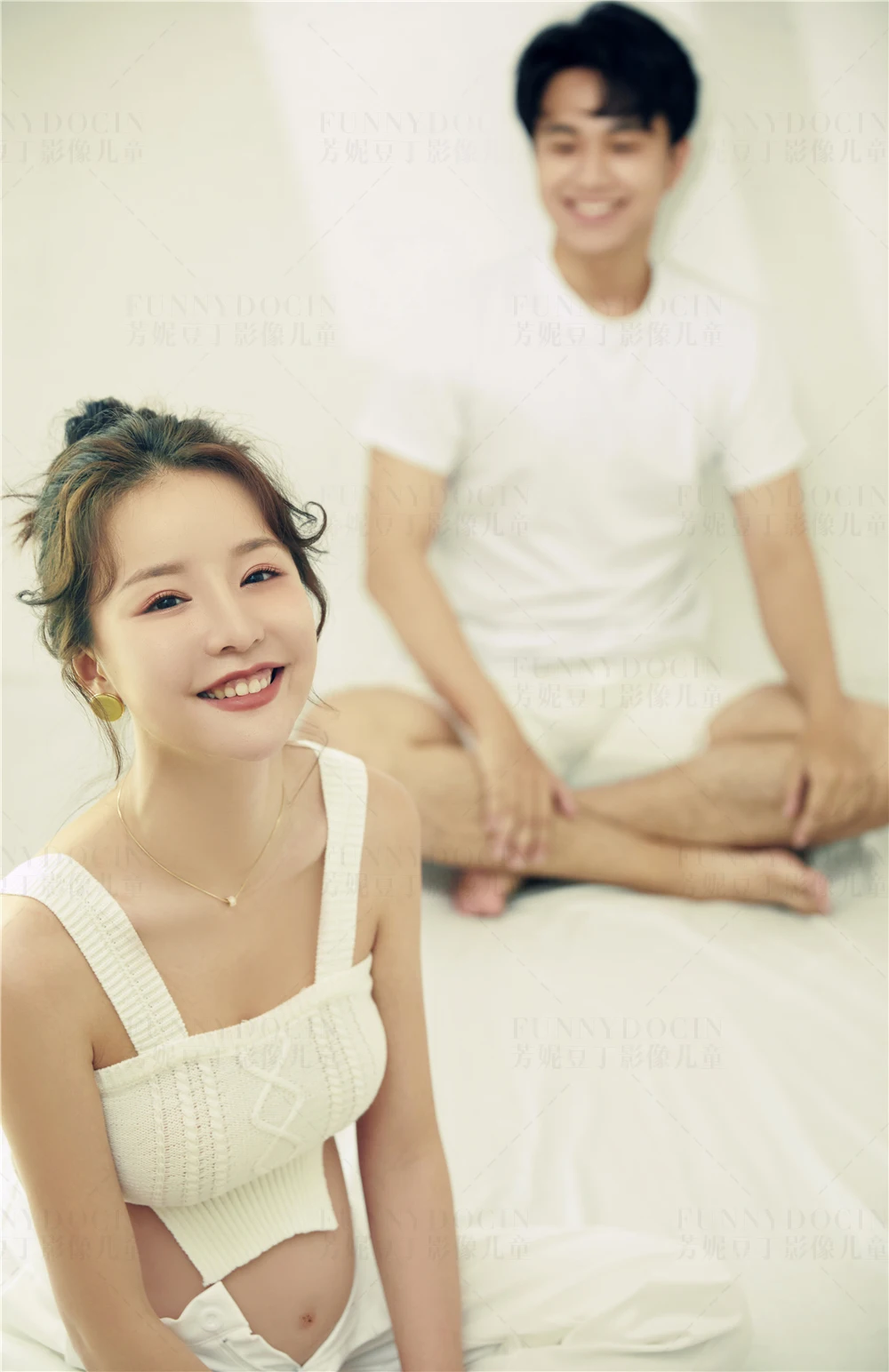 芳妮豆丁儿童摄影 伊人相依