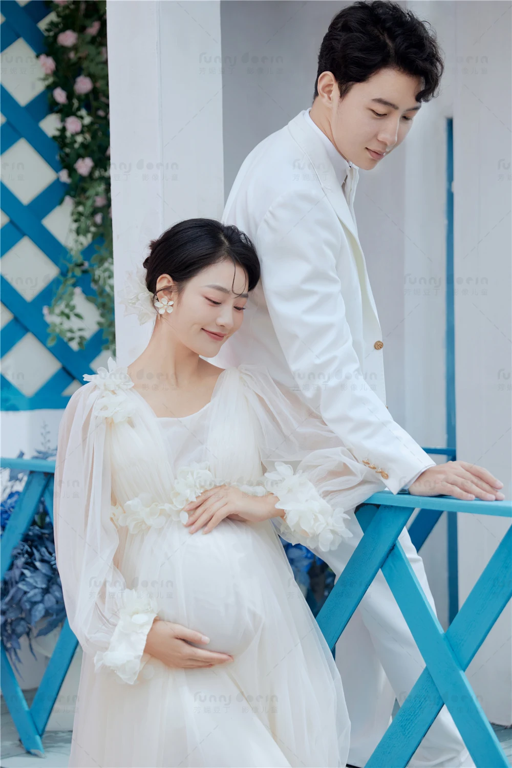 芳妮豆丁儿童摄影 蓝色大海传说