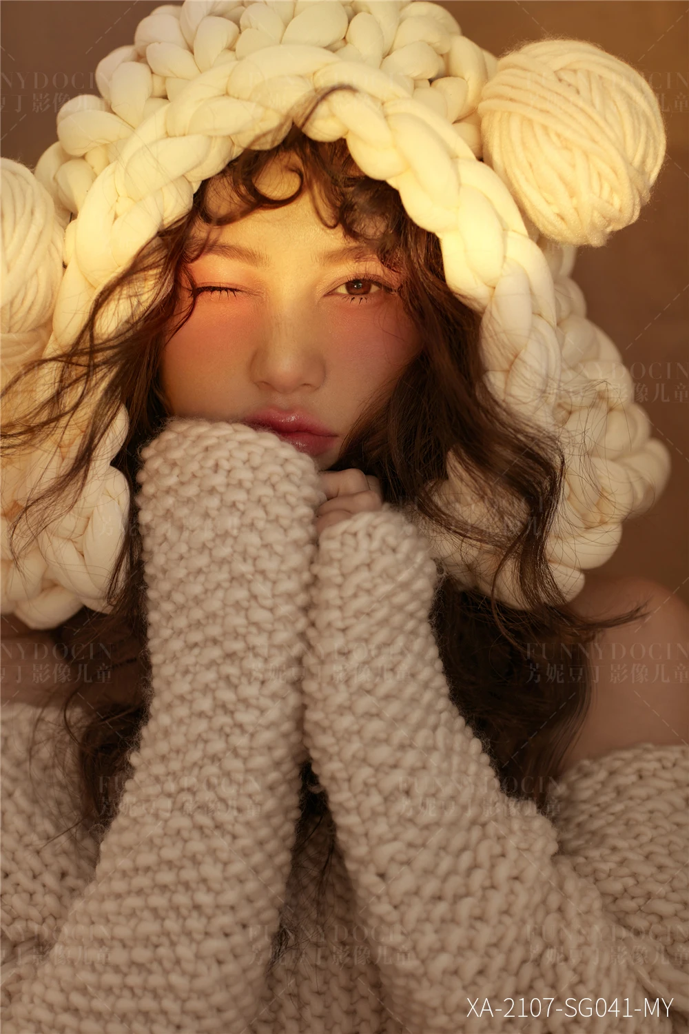 芳妮豆丁儿童摄影 俏皮卷卷