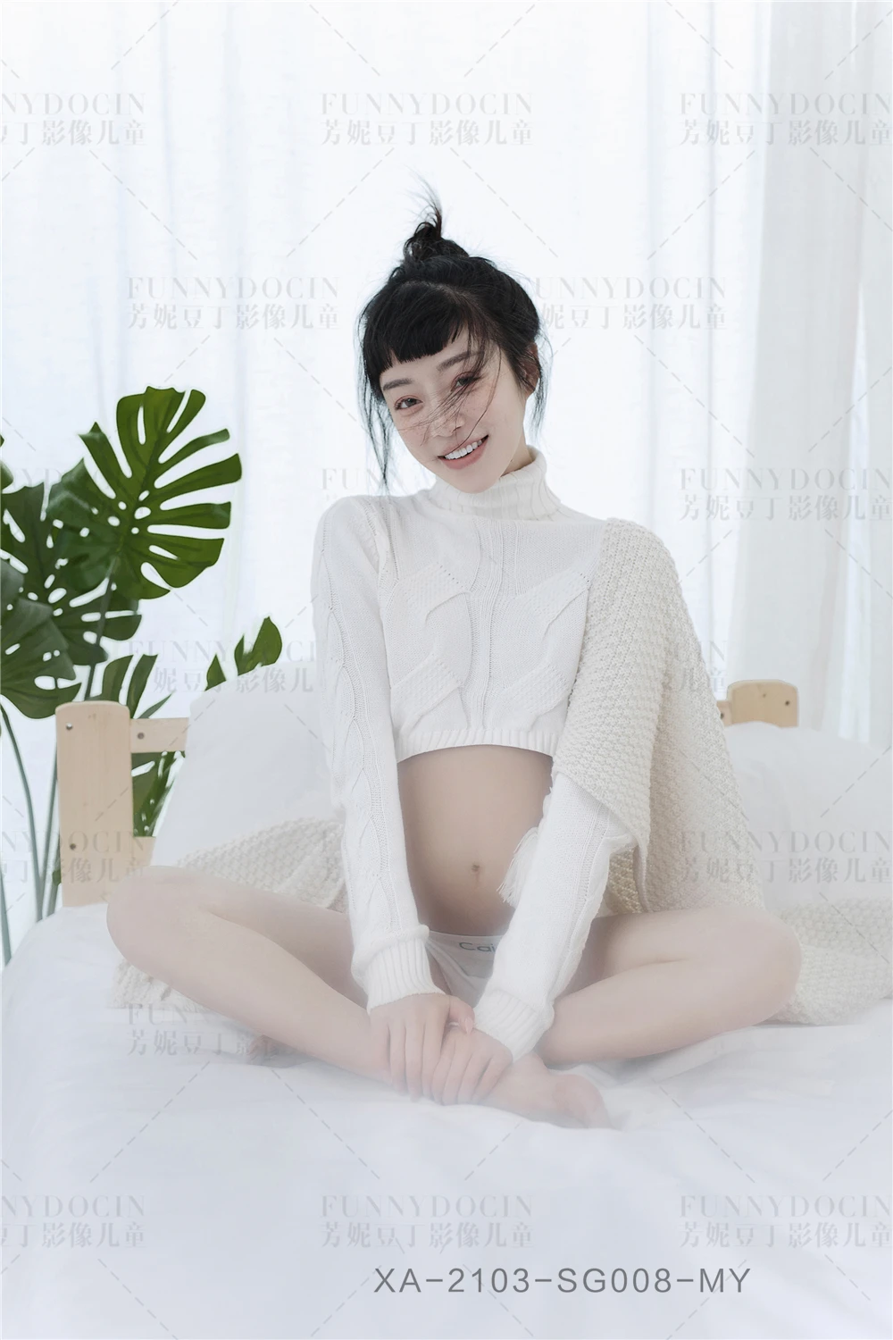 芳妮豆丁儿童摄影 纯白礼赞