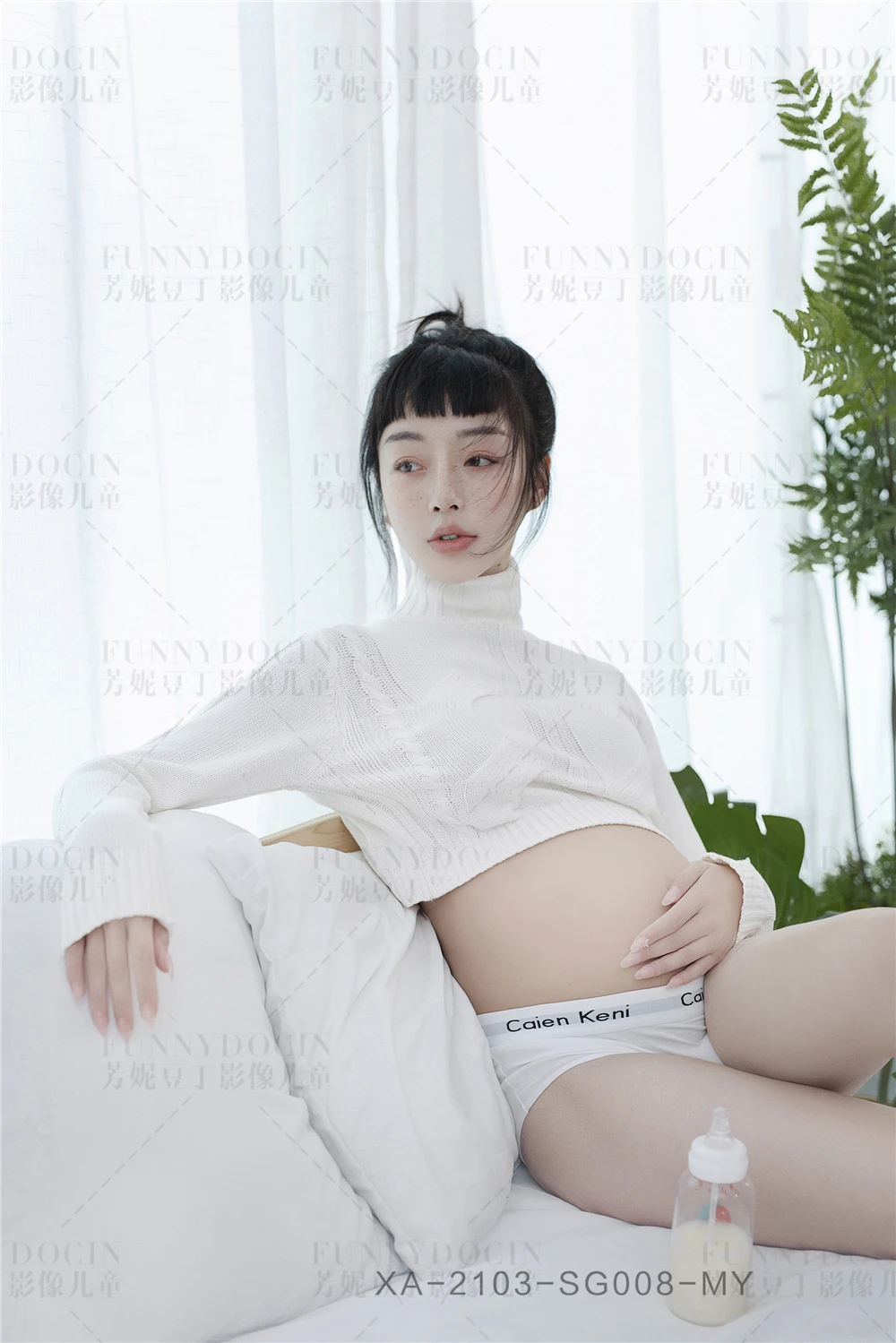 芳妮豆丁儿童摄影 纯白礼赞