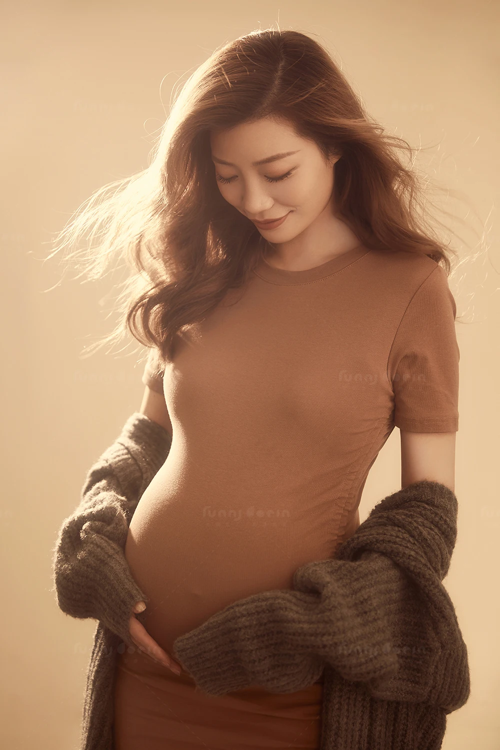 芳妮豆丁儿童摄影 咖啡暖冬