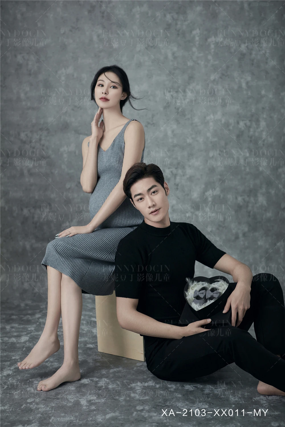 芳妮豆丁儿童摄影 一叶知秋