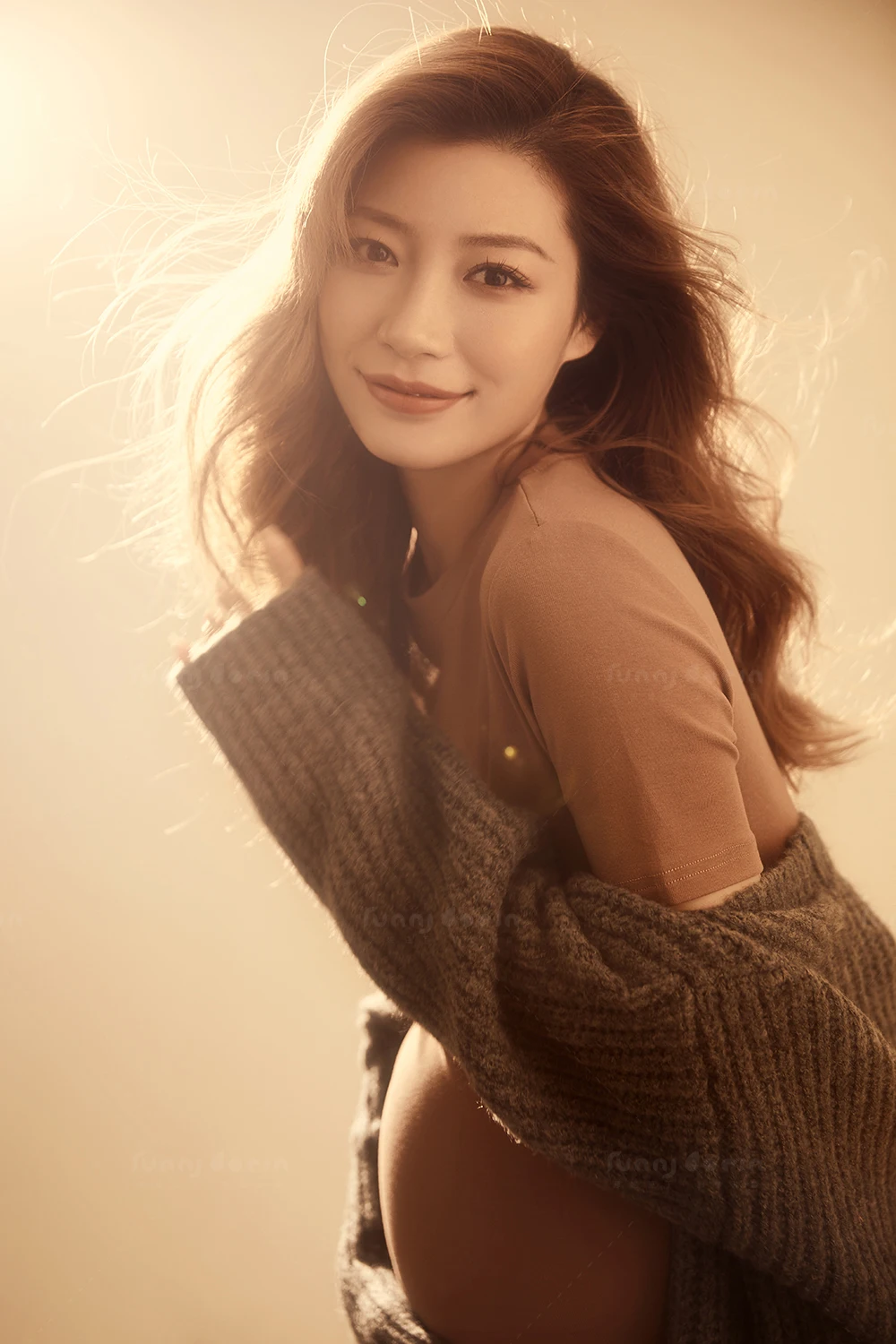 芳妮豆丁儿童摄影 咖啡暖冬