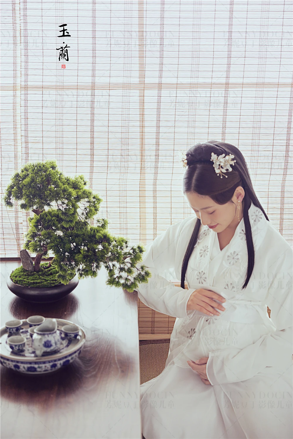 芳妮豆丁儿童摄影 玉兰暗香