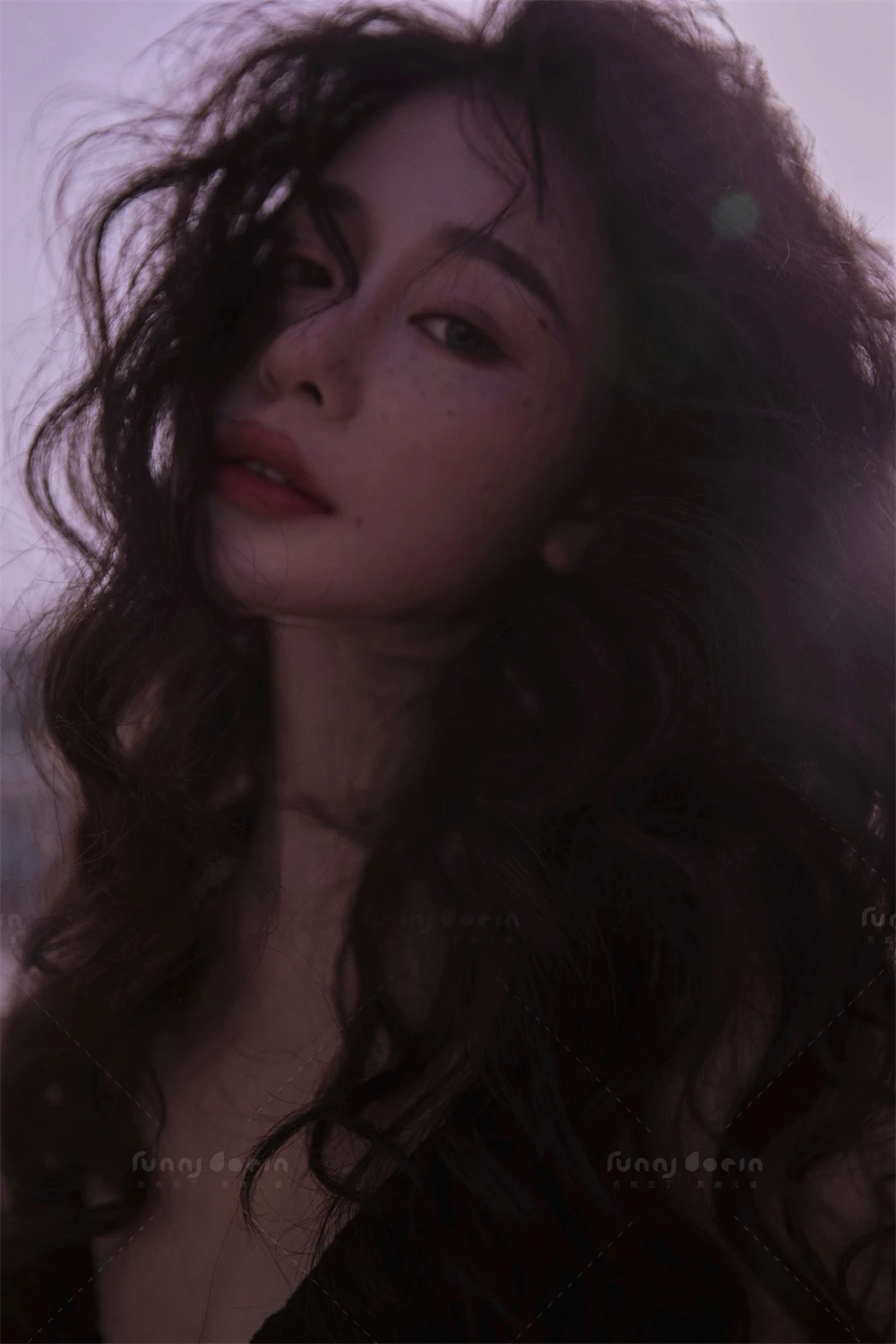 芳妮豆丁儿童摄影 落日天台