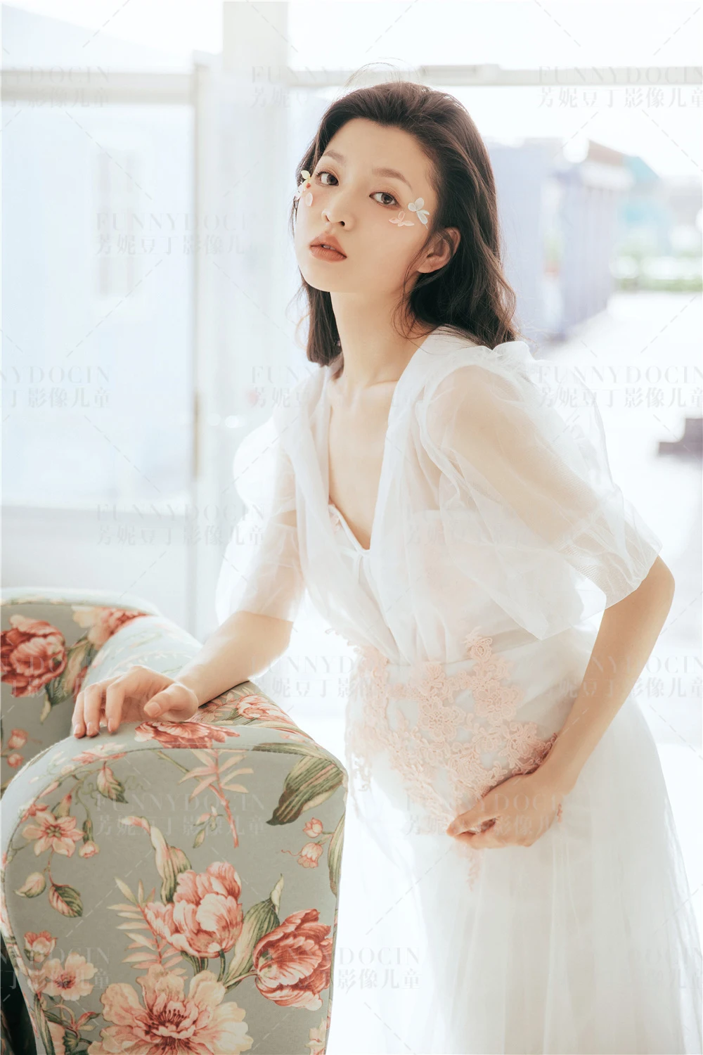 芳妮豆丁儿童摄影 花间惊鸿