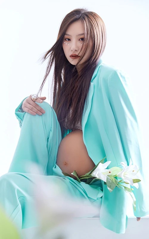 芳妮豆丁儿童摄影 霜结青蓝