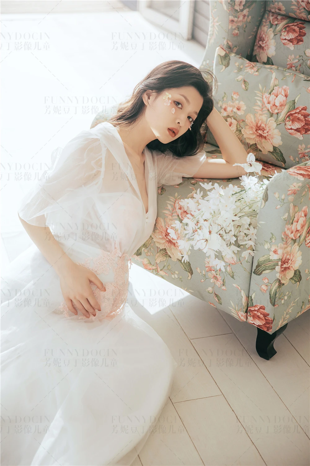 芳妮豆丁儿童摄影 花间惊鸿