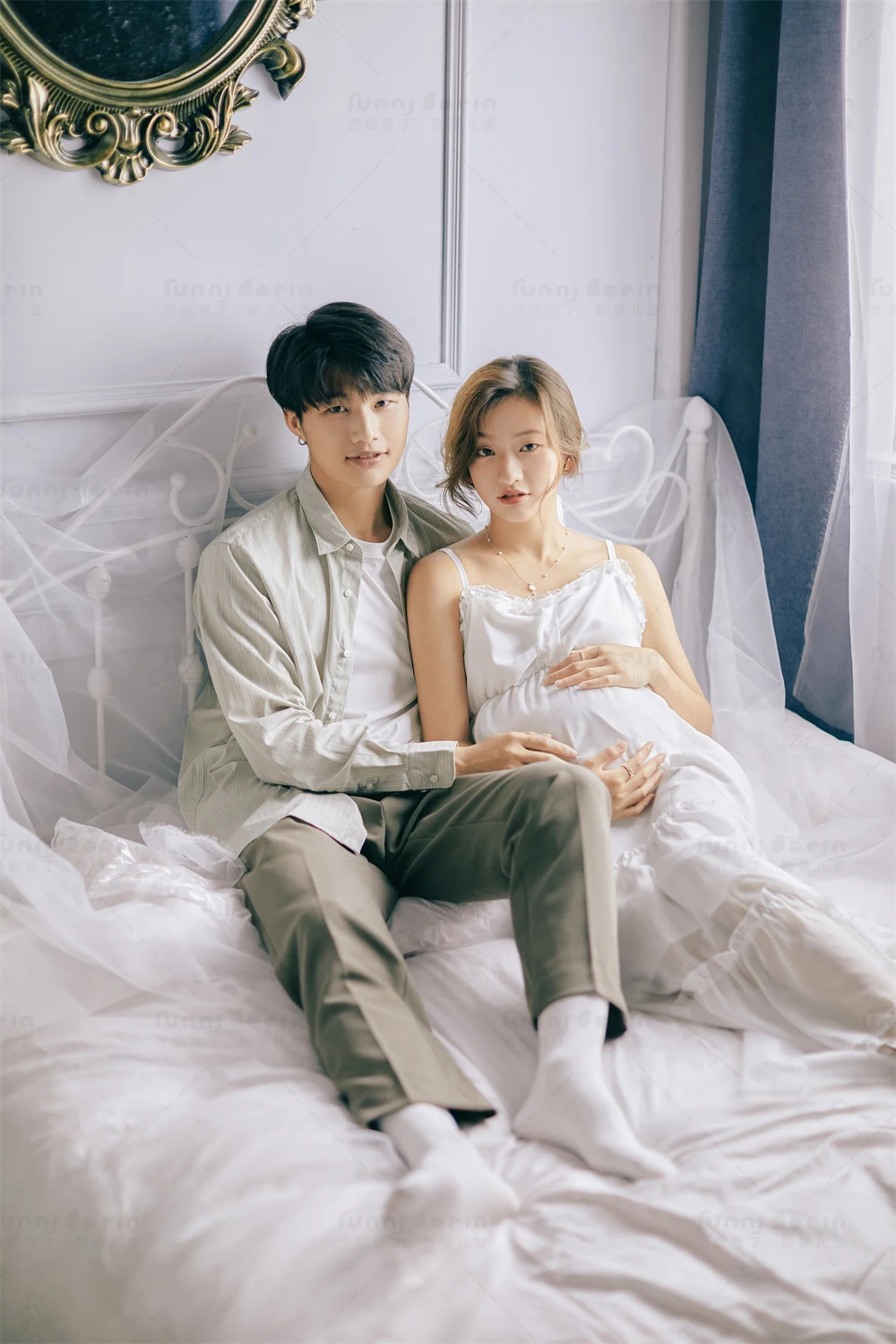 芳妮豆丁儿童摄影 日出暨白