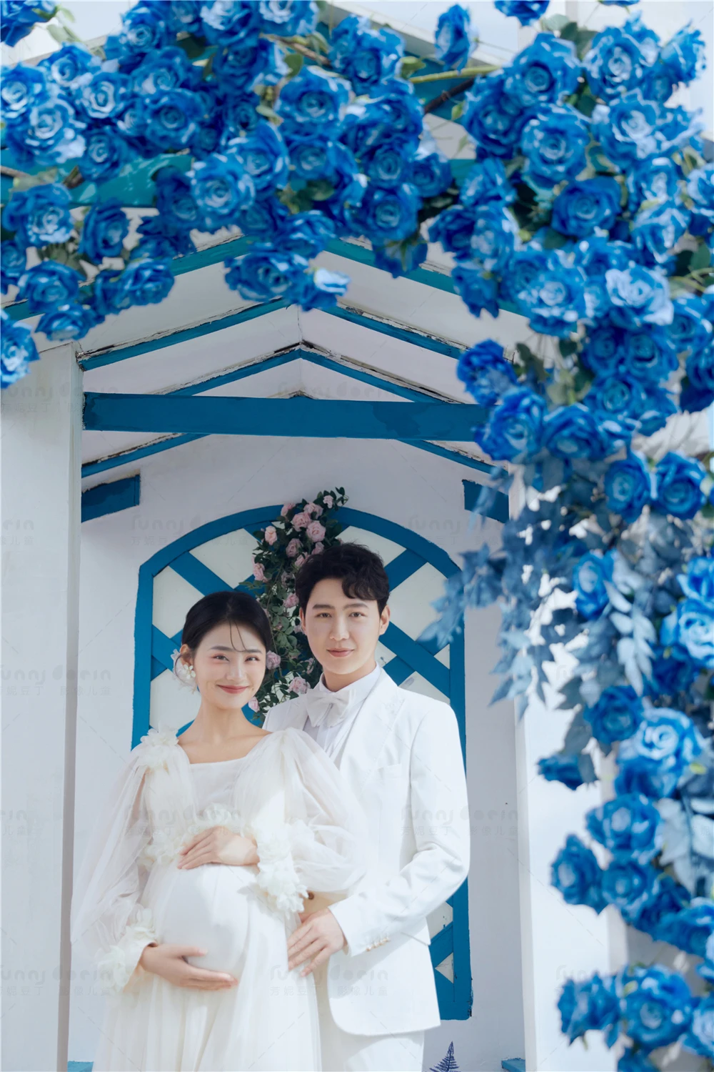 芳妮豆丁儿童摄影 蓝色大海传说