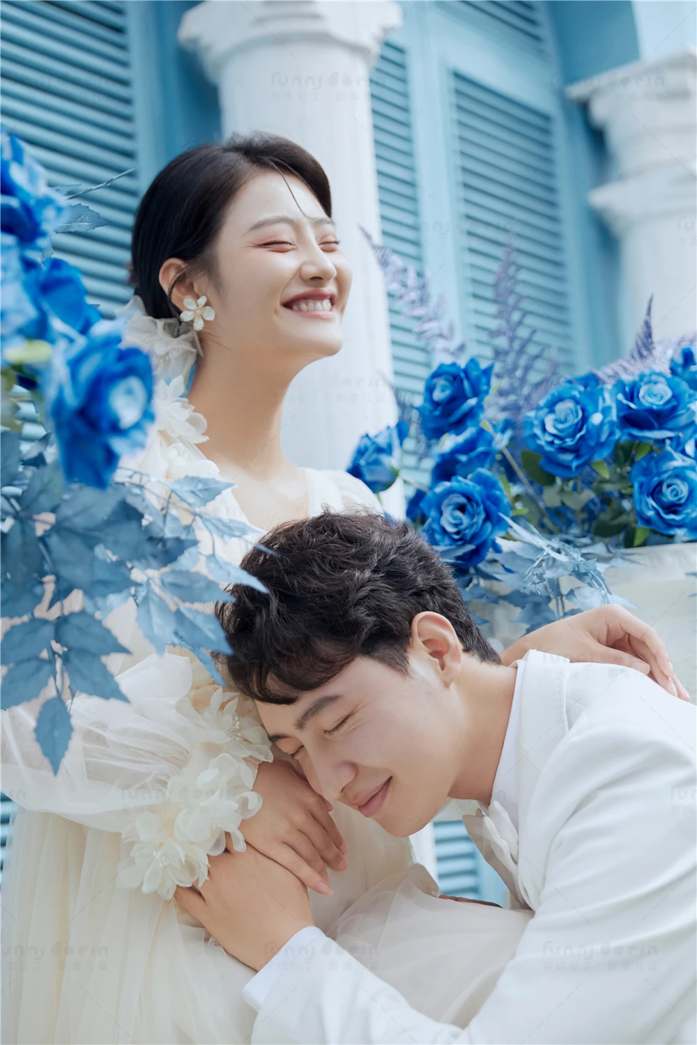 芳妮豆丁儿童摄影 蓝色大海传说