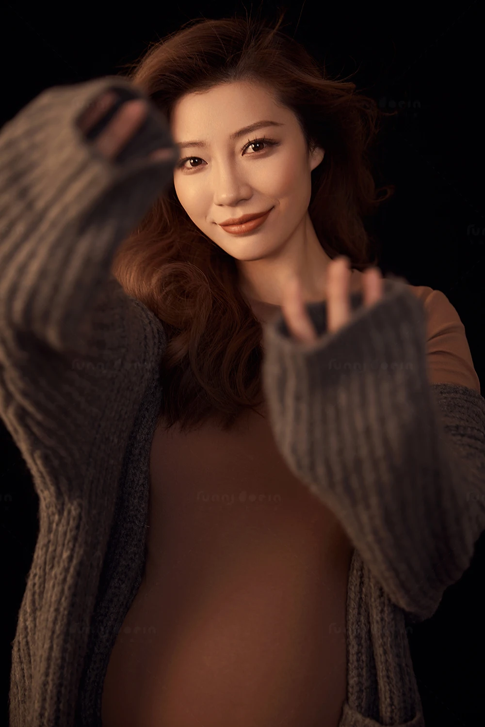 芳妮豆丁儿童摄影 咖啡暖冬