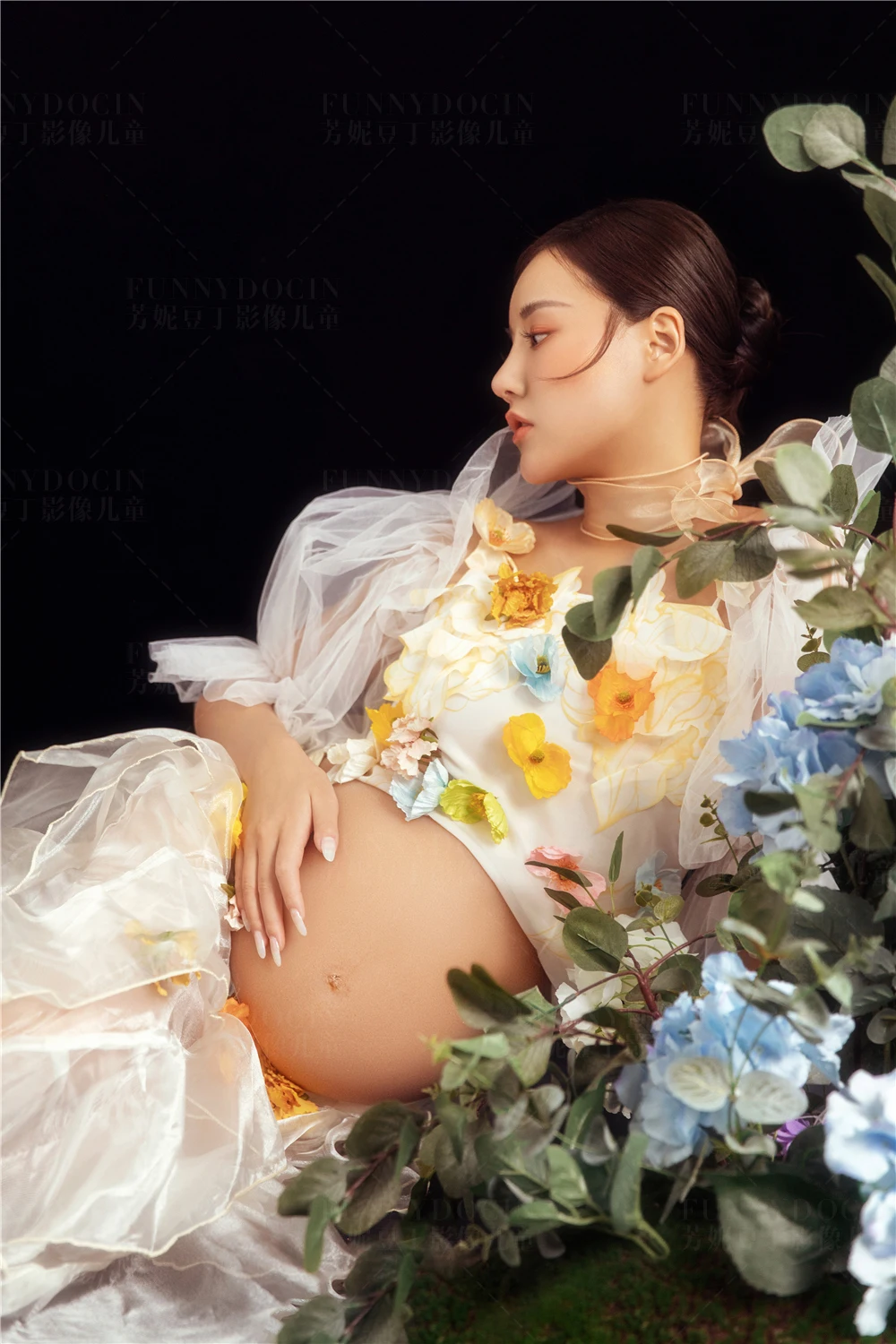 芳妮豆丁儿童摄影 花间惊鸿