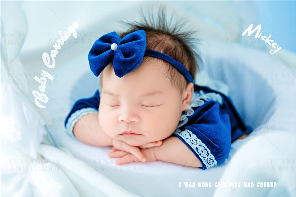 芳妮豆丁儿童摄影 米诺宝蓝