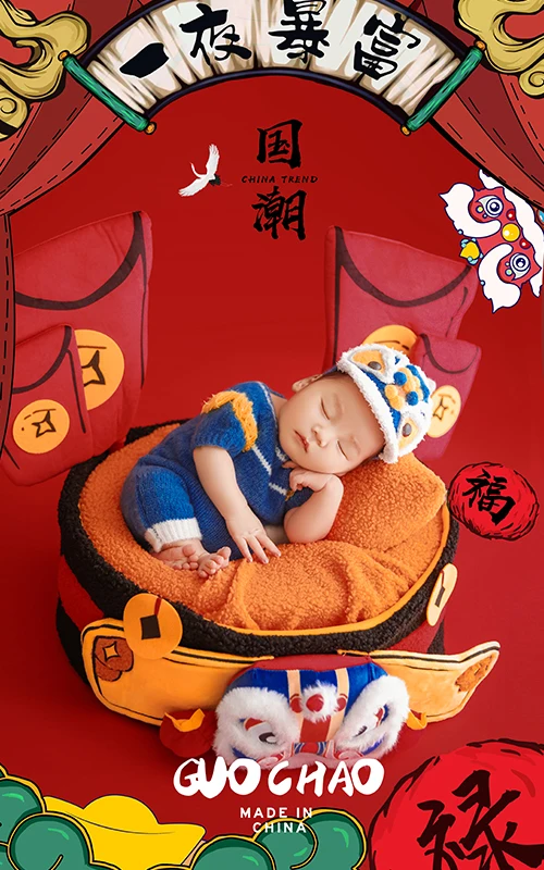 芳妮豆丁儿童摄影 东方醒狮