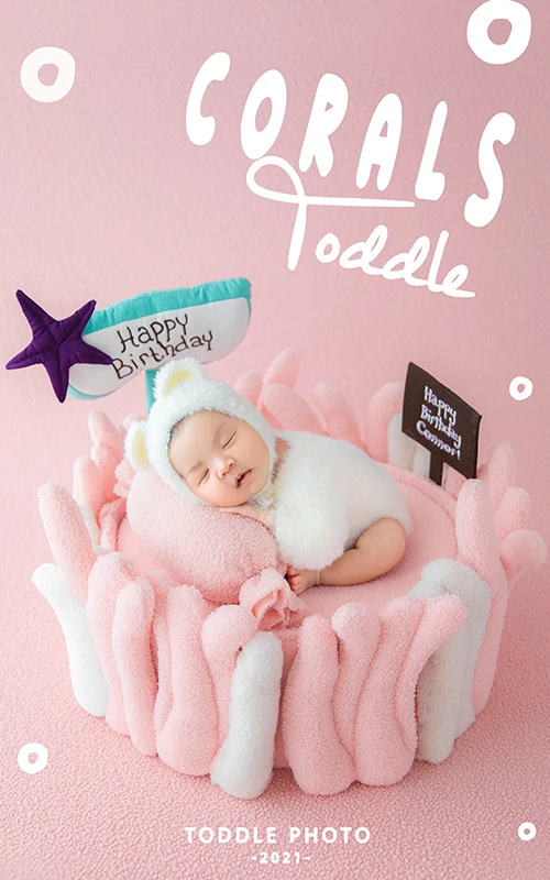 芳妮豆丁儿童摄影 珊瑚人鱼