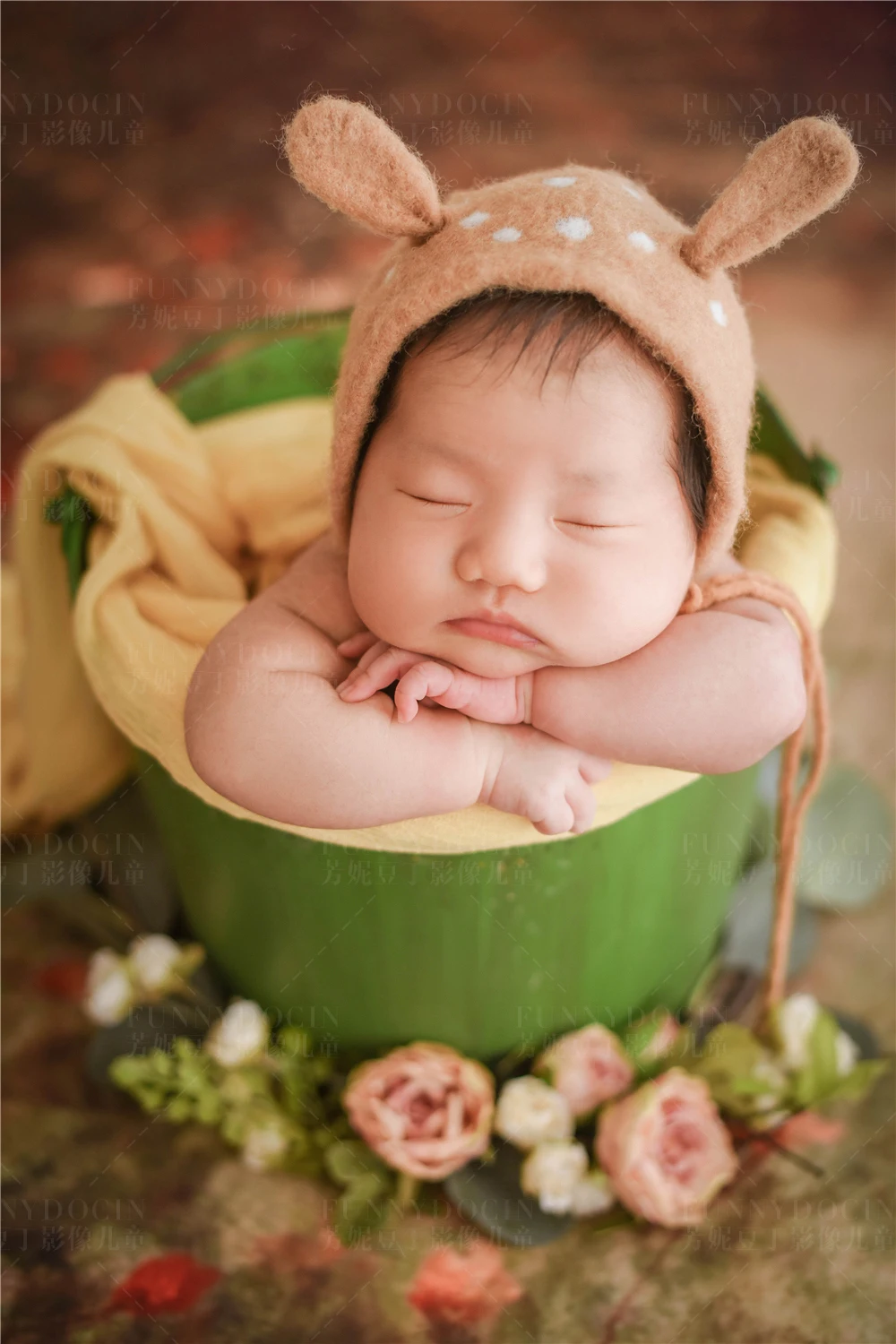 芳妮豆丁儿童摄影 森林小鹿