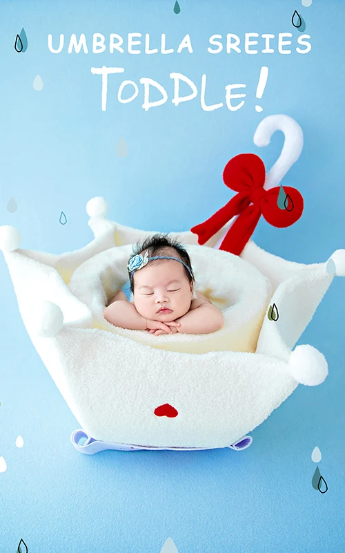 芳妮豆丁儿童摄影 纯真绒伞