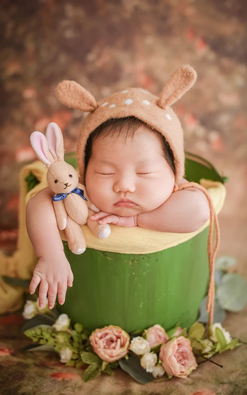 芳妮豆丁儿童摄影 森林小鹿